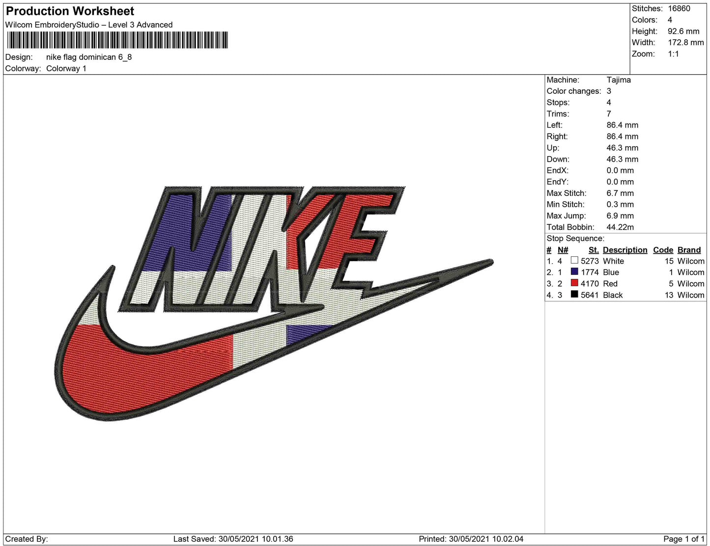 Nike Flag Dominican