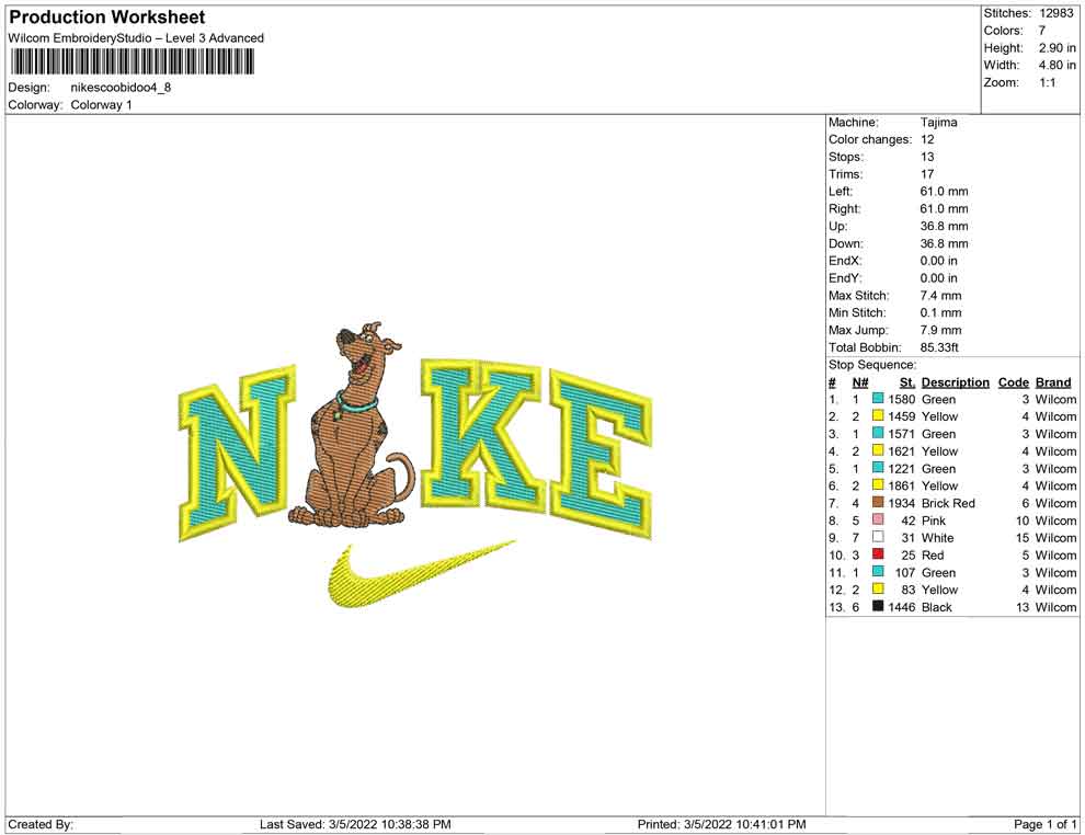 Nike Scoobidoo