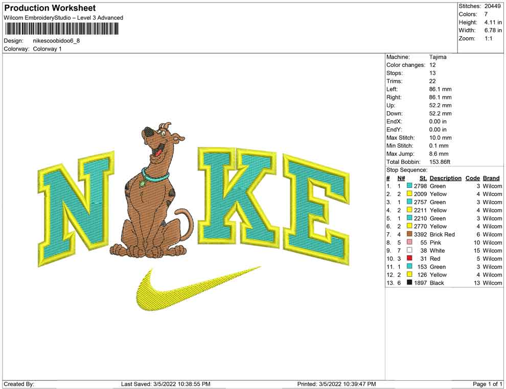 Nike Scoobidoo