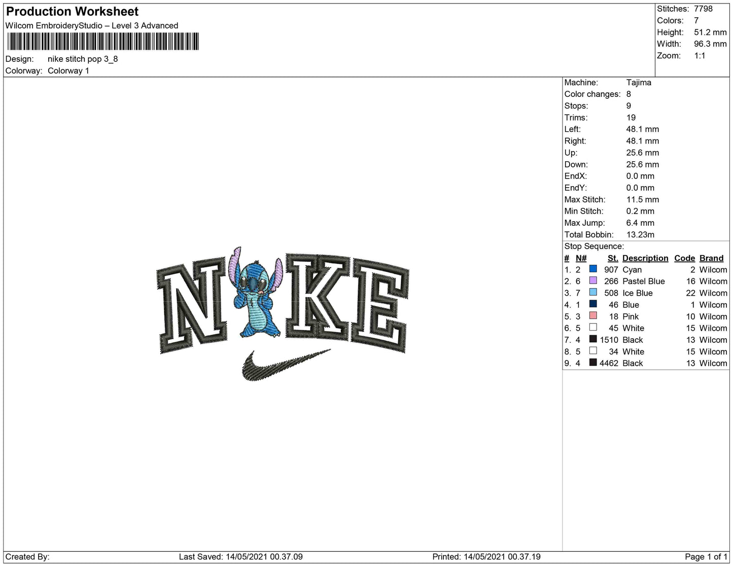 Nike Stitch Pop