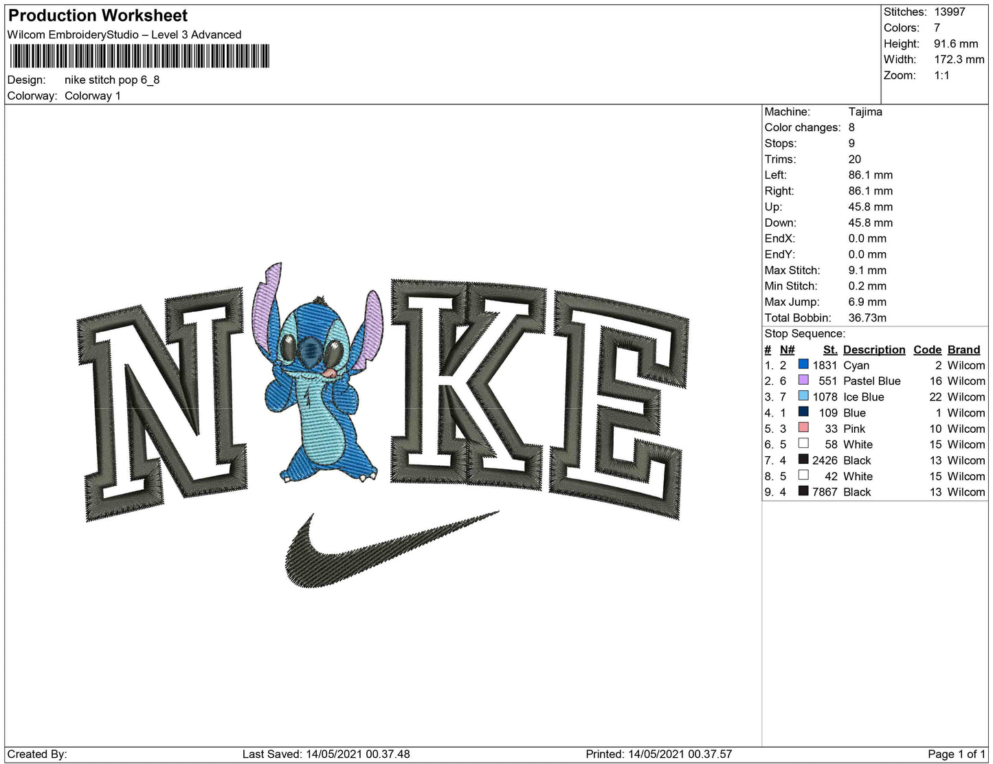 Nike Stitch Pop
