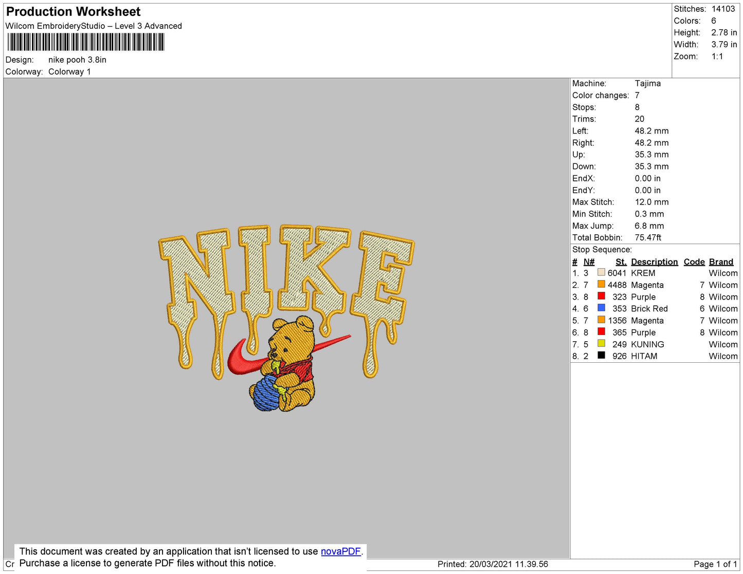 Nike Melt Pooh