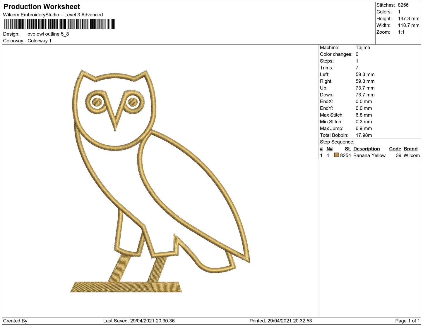ovo owl outline