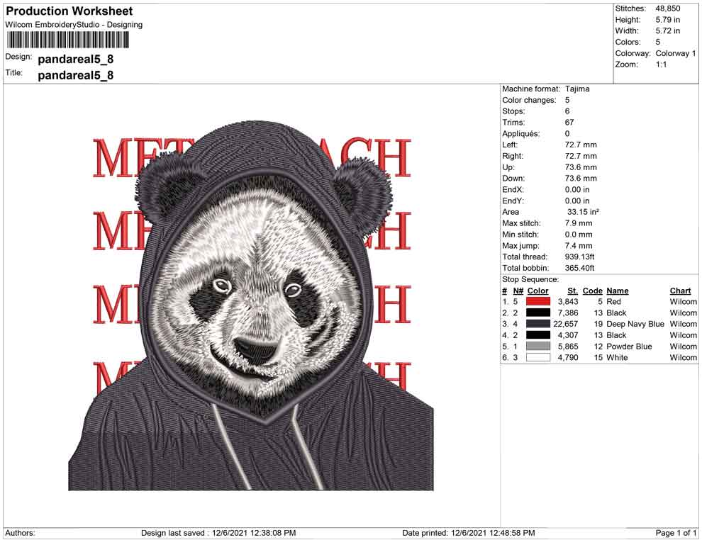 Panda Real smile