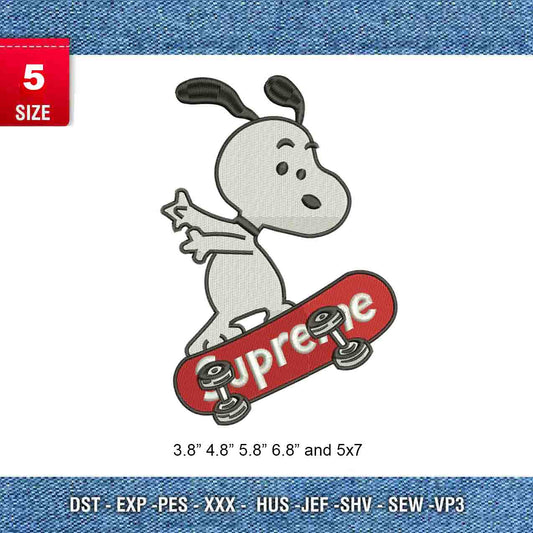 Snoopy Skateboarding