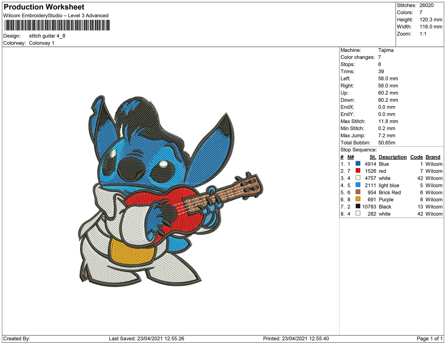 Stitch with Guitar