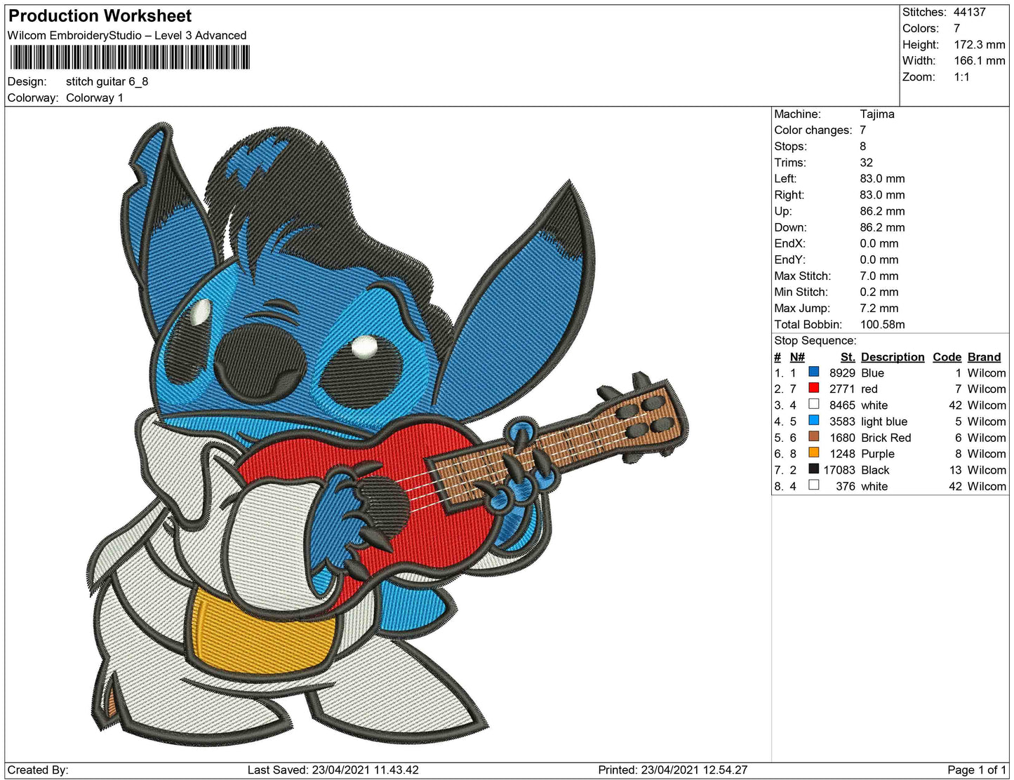 Stitch with Guitar