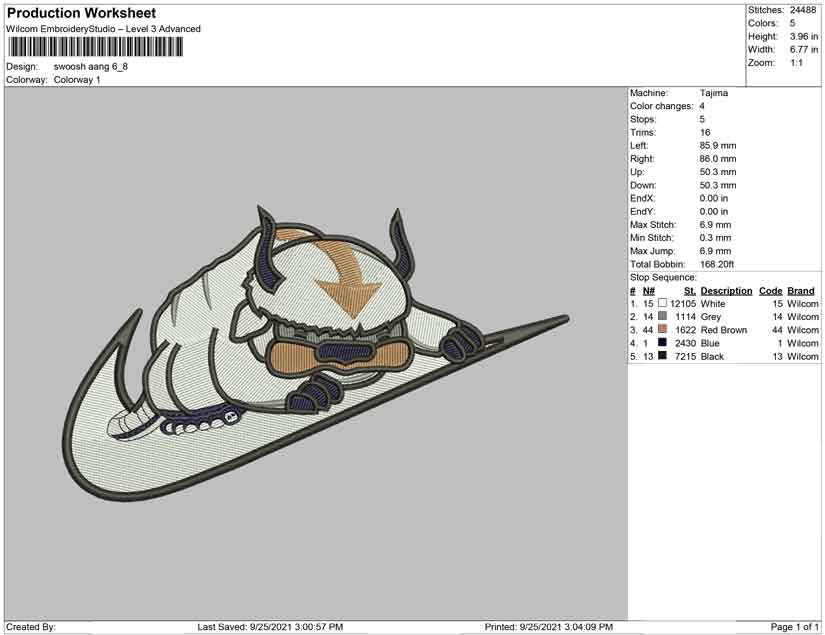 Swoosh Aang avatar