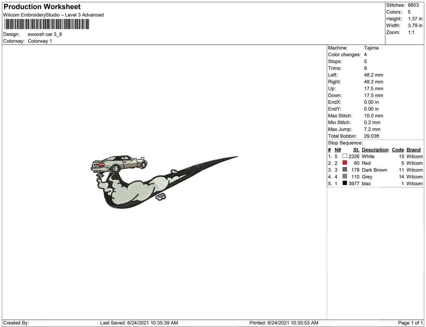 Swoosh Car