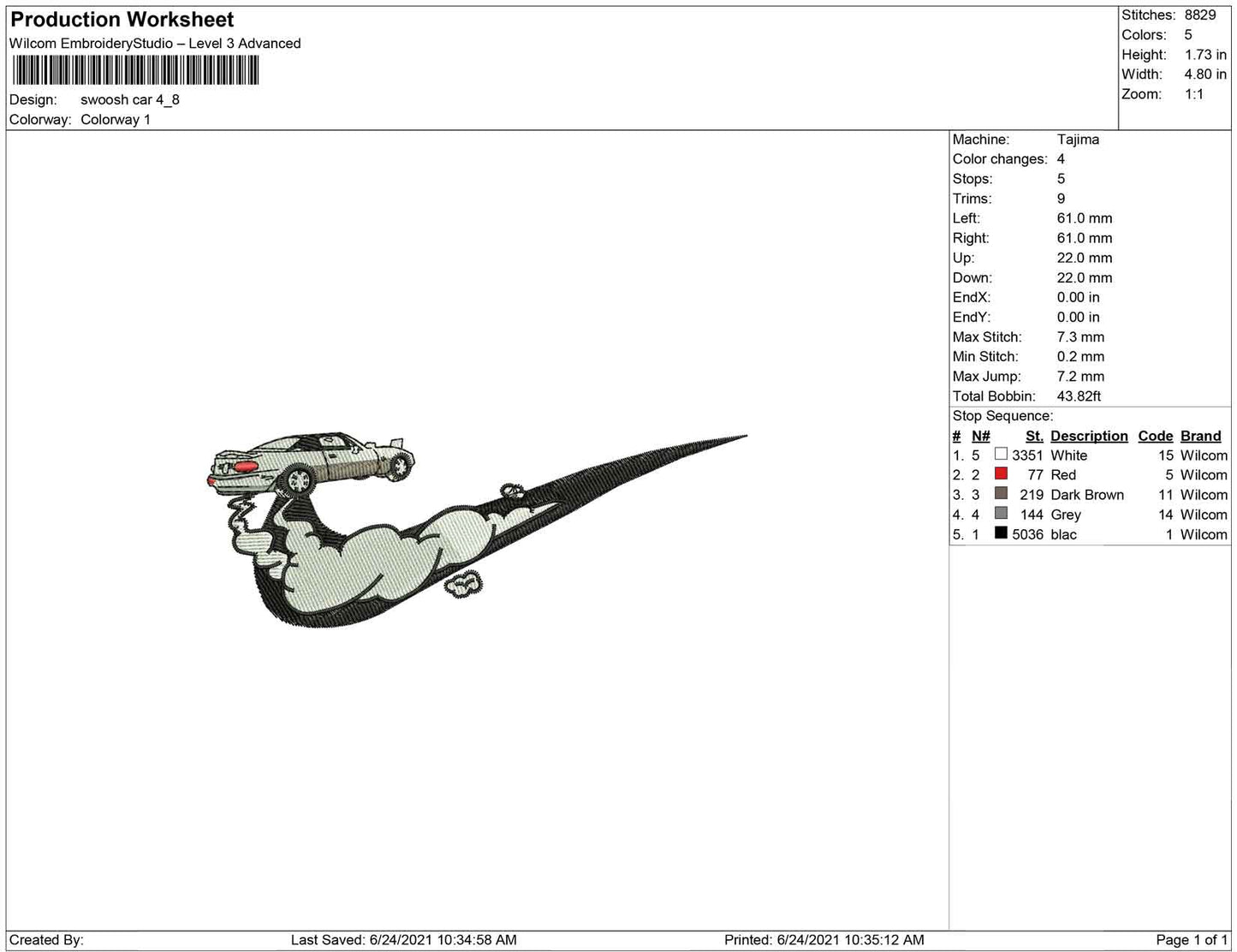 Swoosh Car
