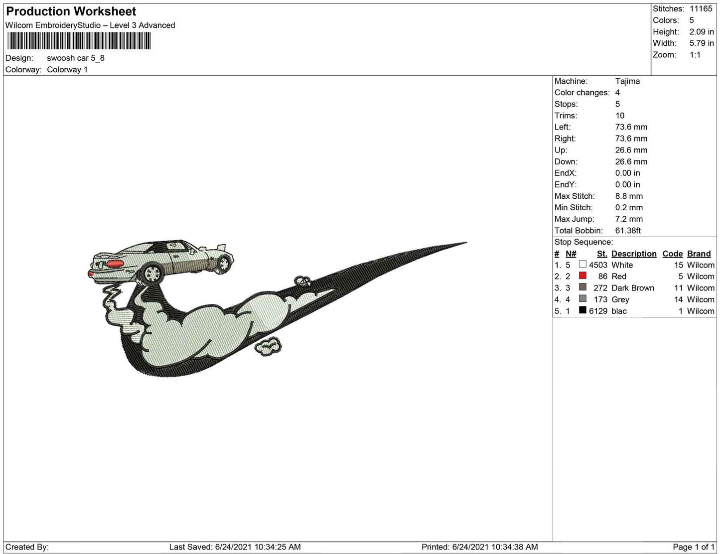 Swoosh Car