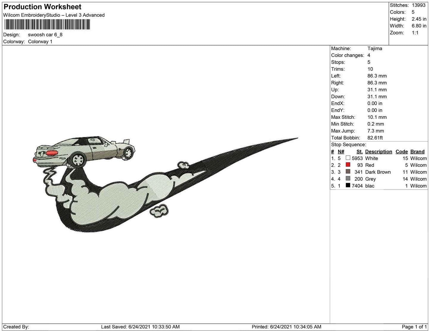 Swoosh Car