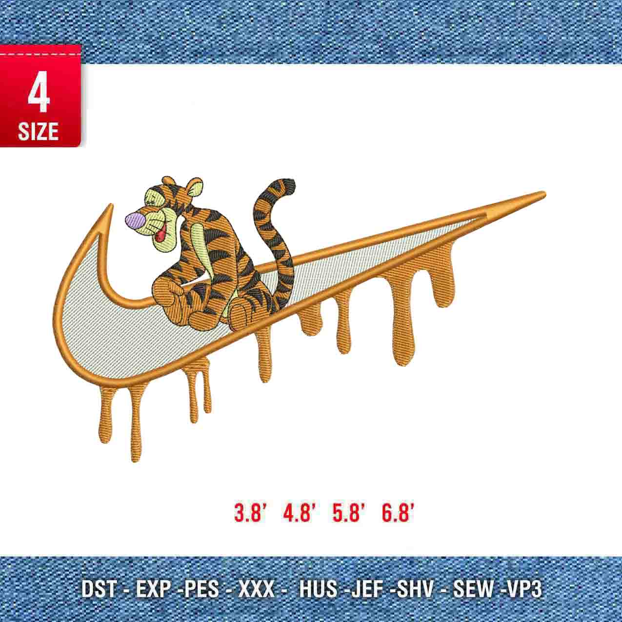 Swoosh Melt Tiger