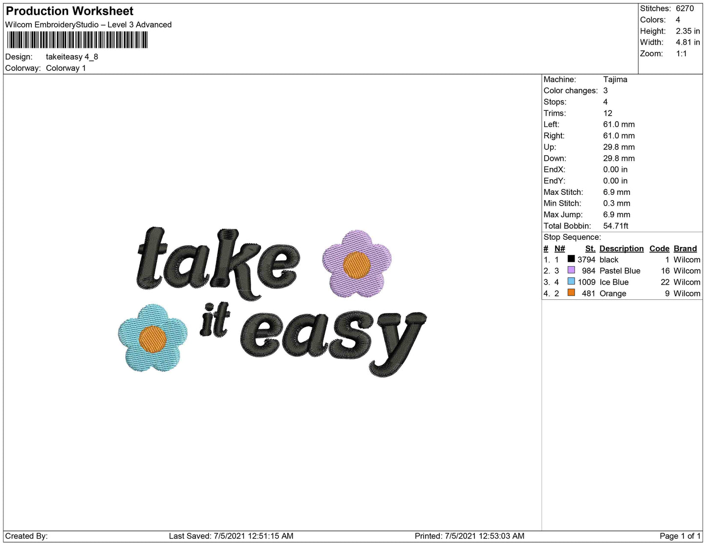 Take it easy