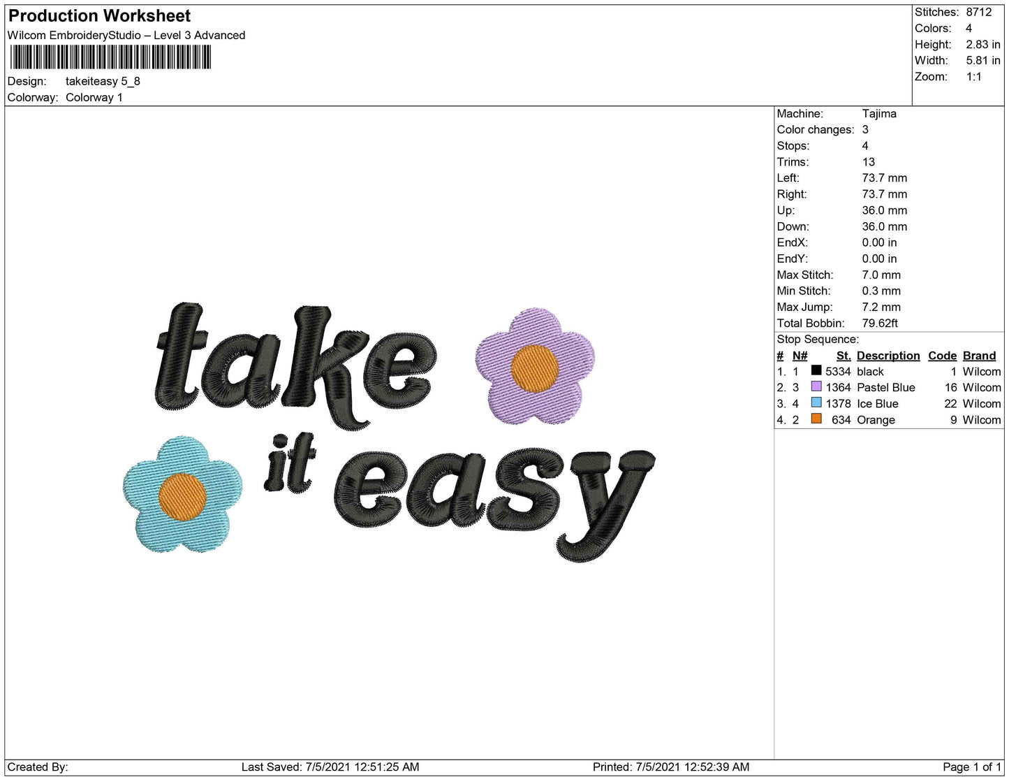 Take it easy