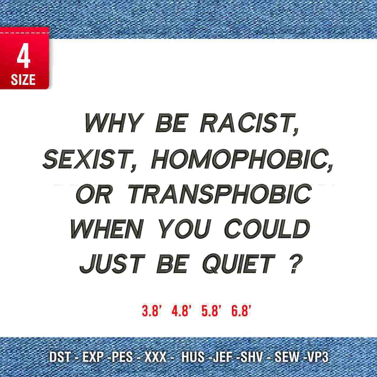 why be racist
