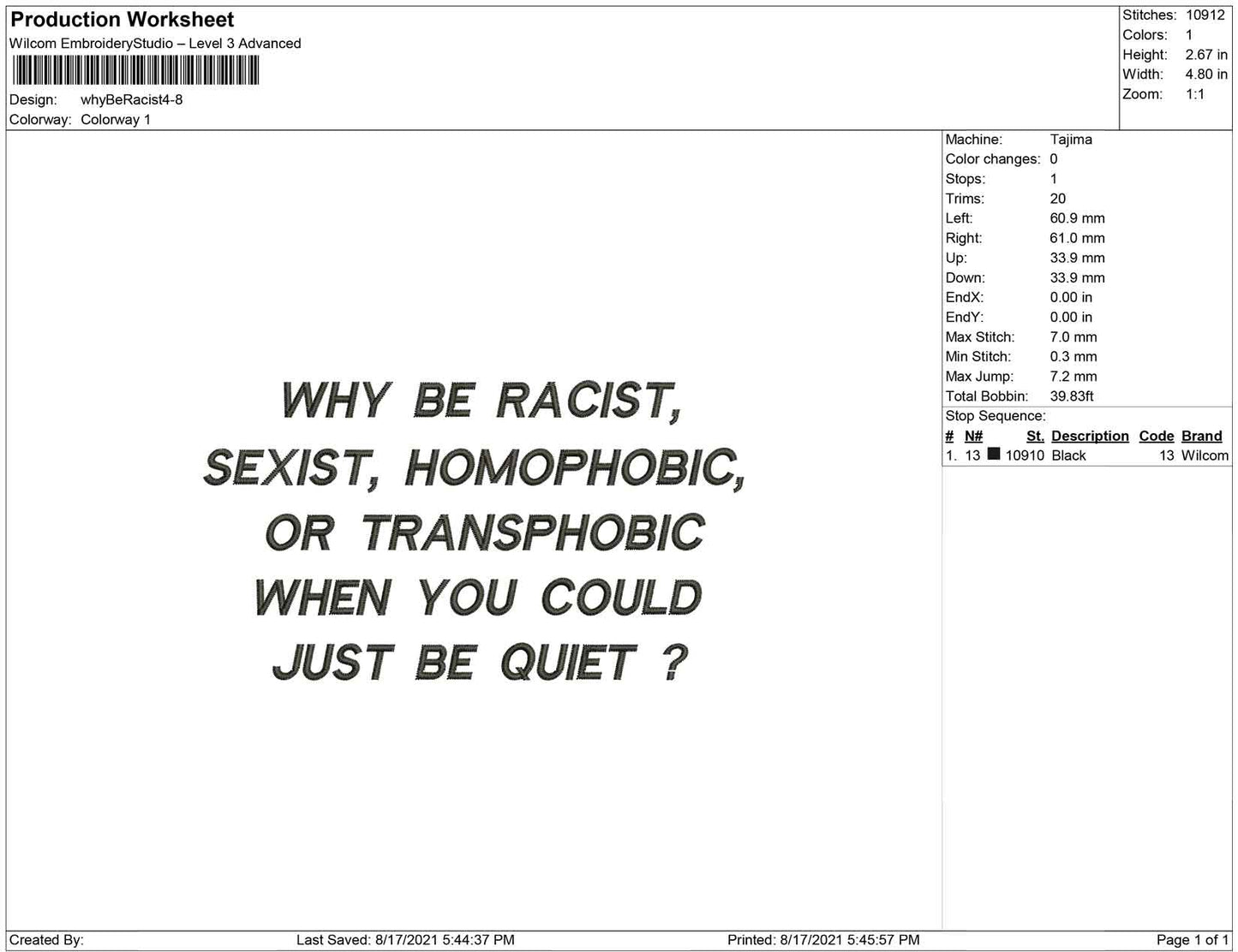 why be racist