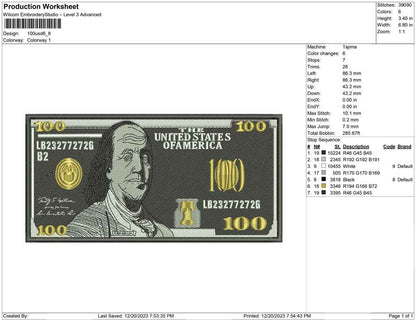 100 usd