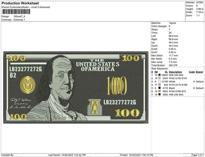 100 usd