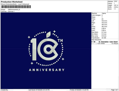 10th Anniversary