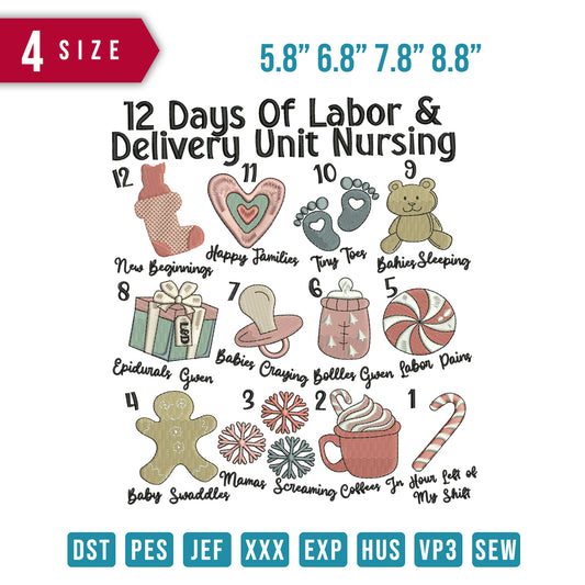 12 Days Of Labor