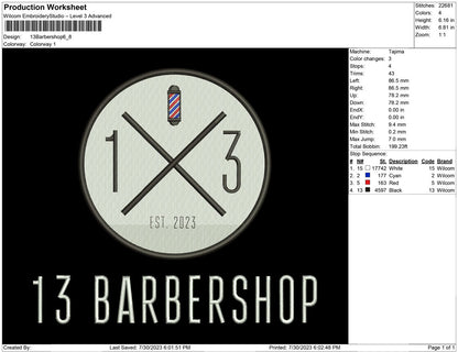 13 Barbershop