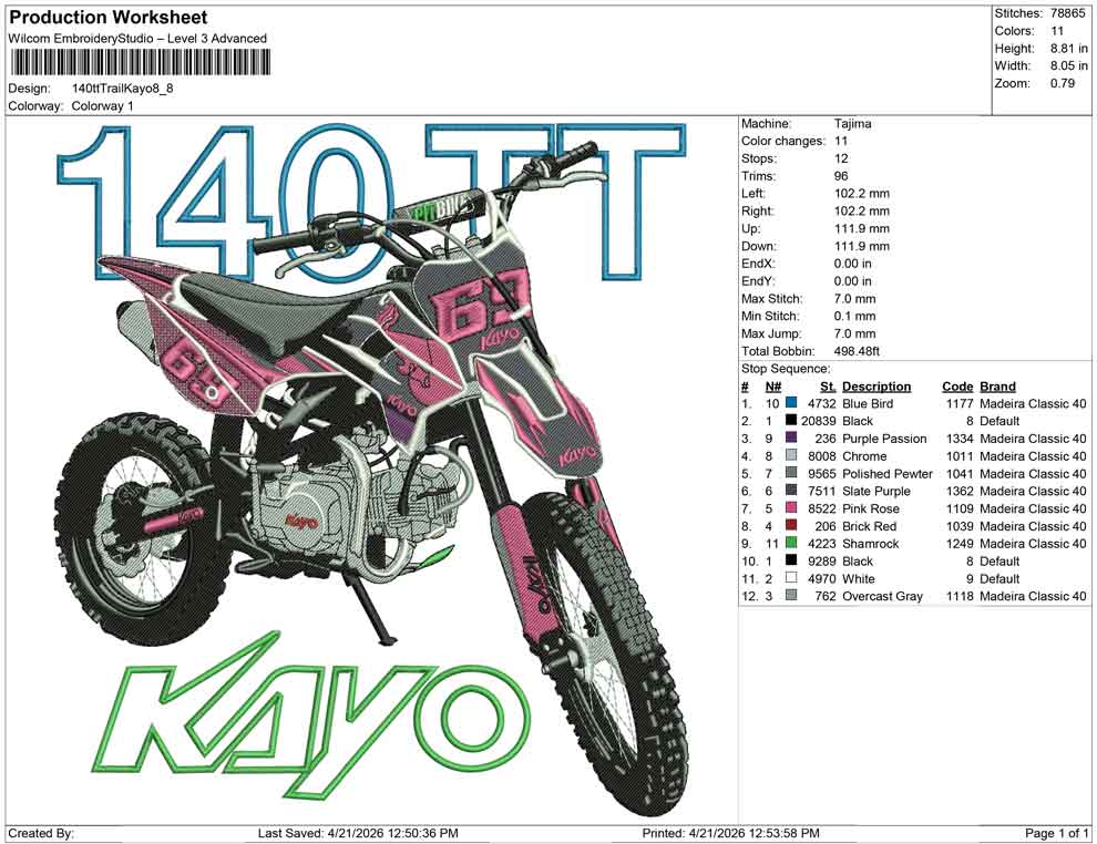 140tt Trail Kayo