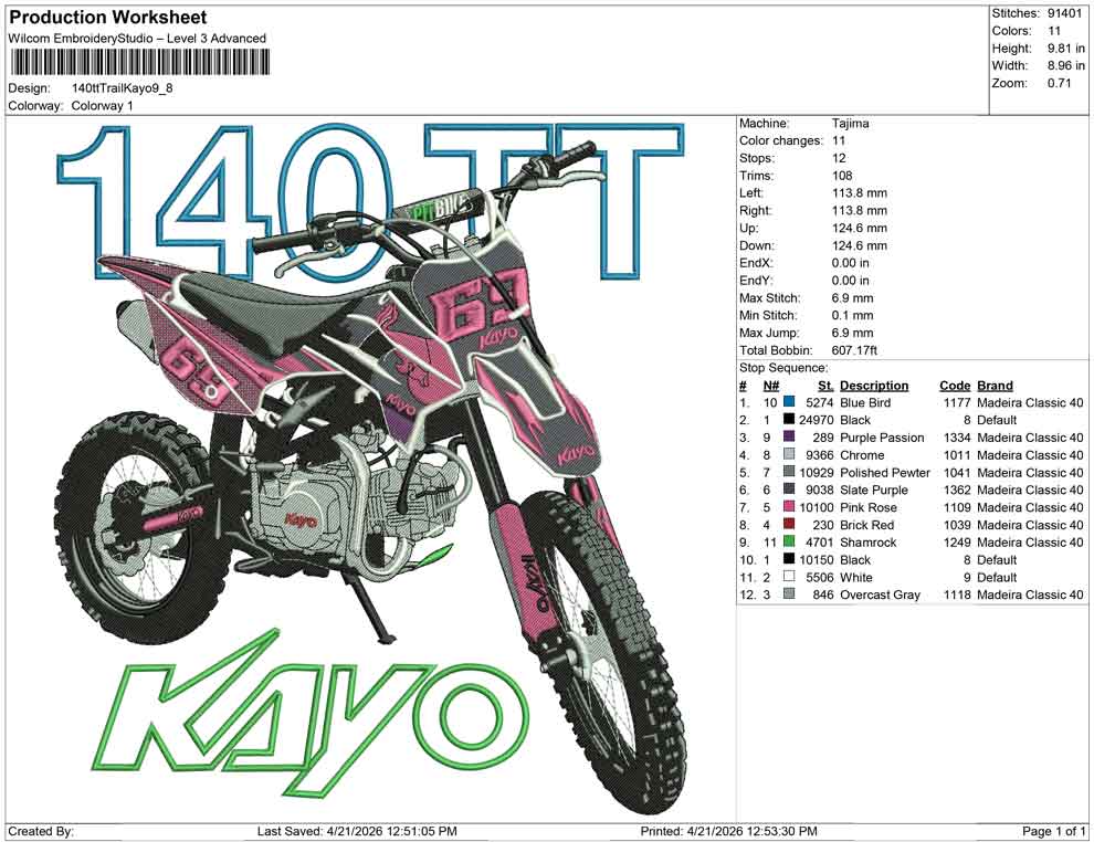 140tt Trail Kayo