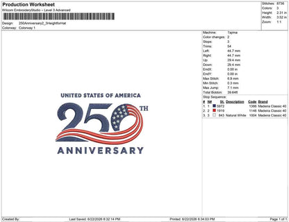 250 Anniversary