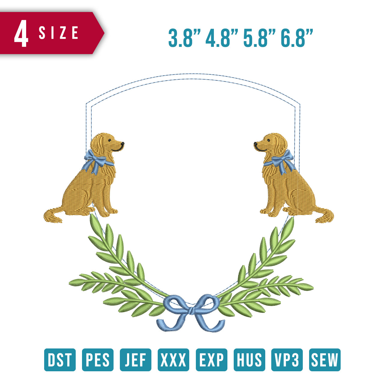 2 Dog Banner B