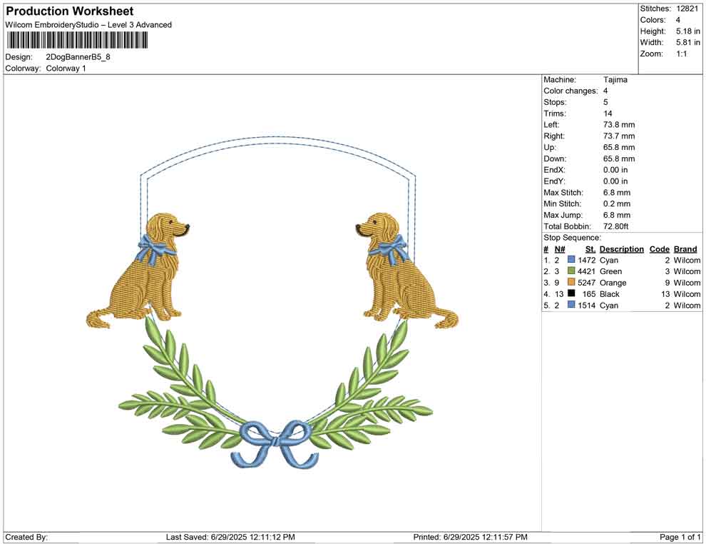 2 Dog Banner B