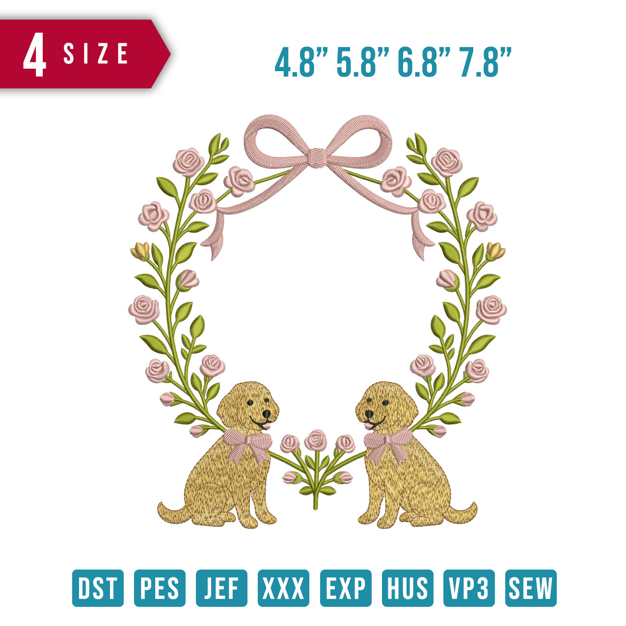2 Dog Flower B