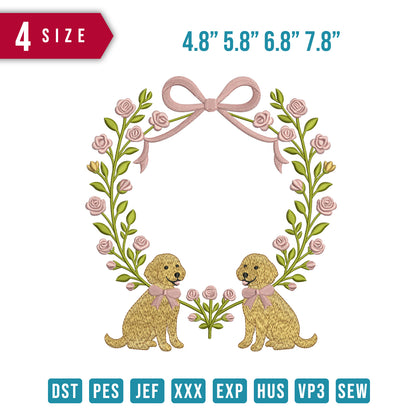 2 Dog Flower B