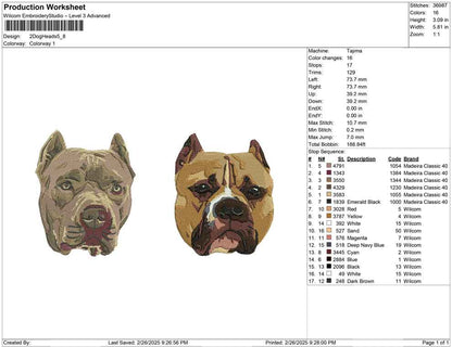 2 Dog Heads