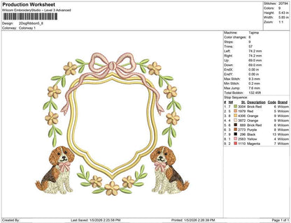 2 Dog Ribbon