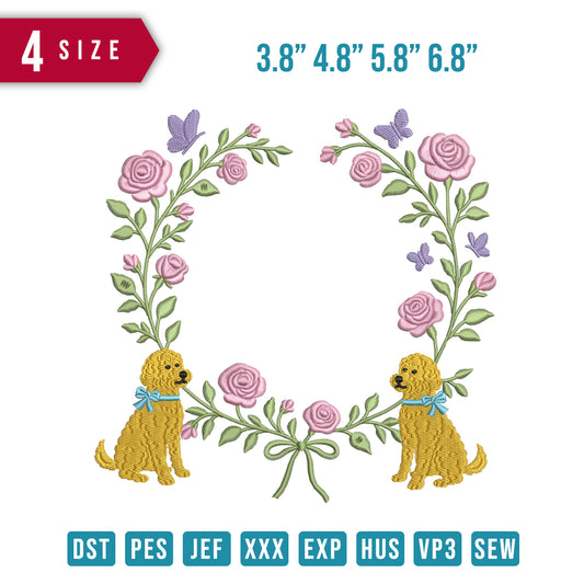 2 Dog Ribbon Butterfly