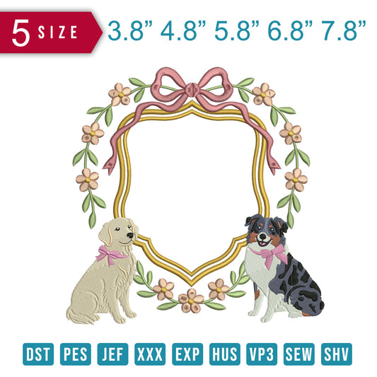 2 Dog Ribbon Pink B
