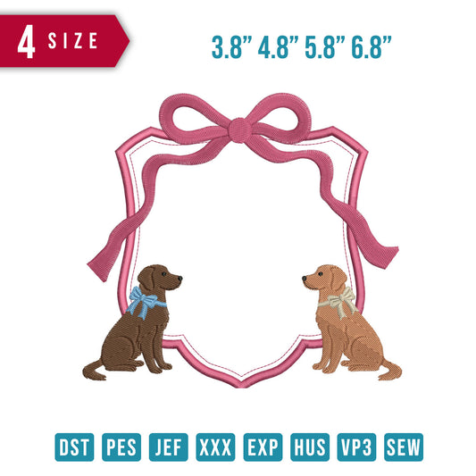2 Dog Ribbon Pink