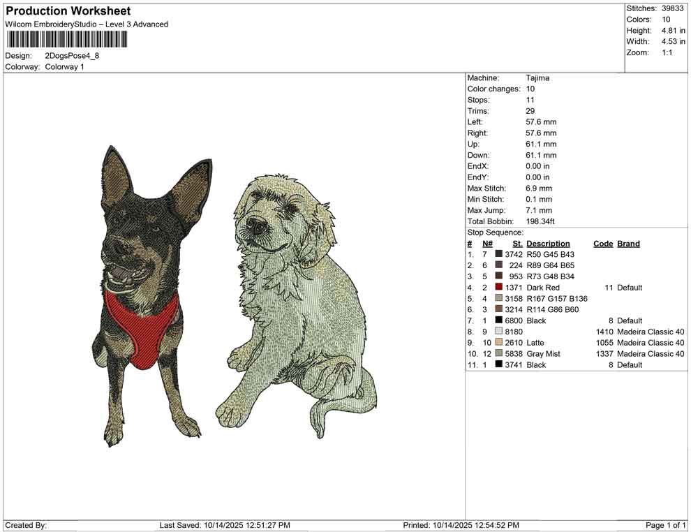 2 Dogs Pose