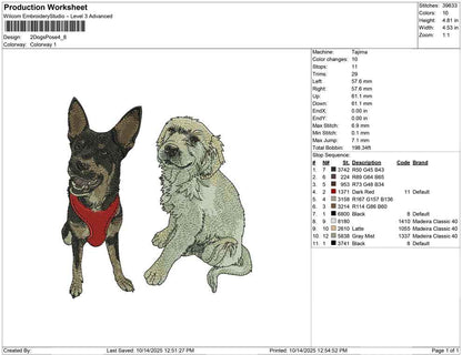 2 Dogs Pose