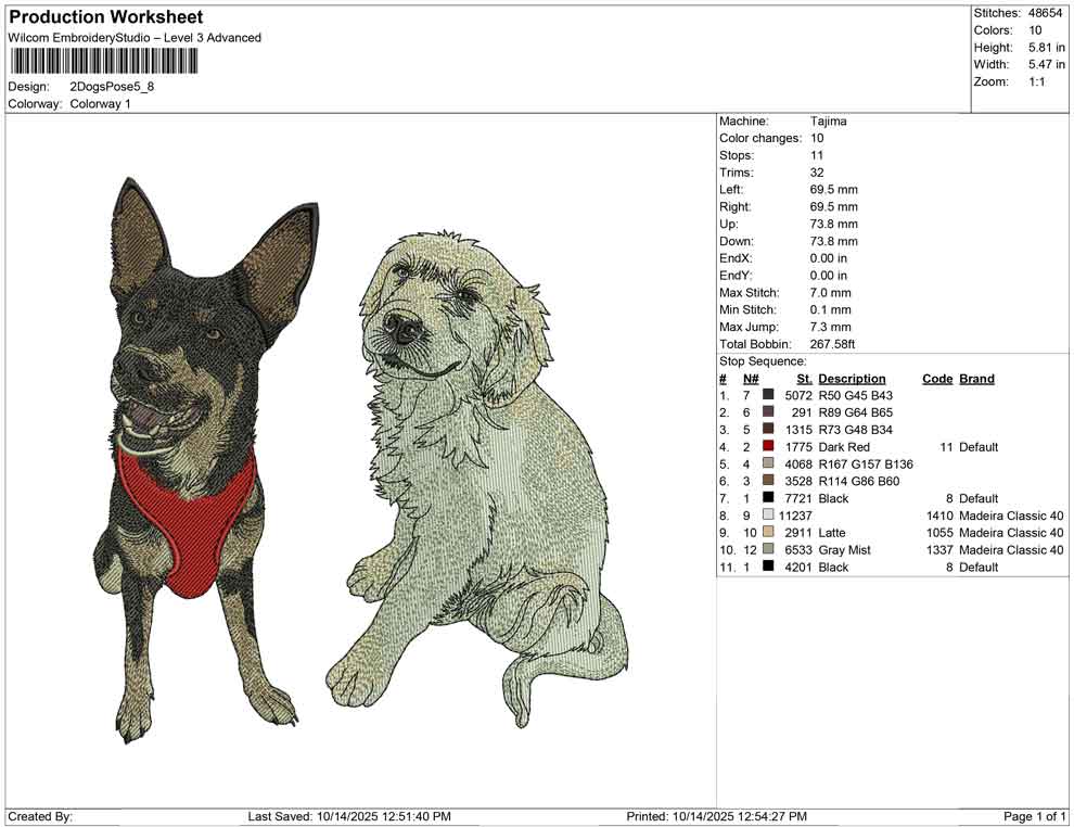 2 Dogs Pose