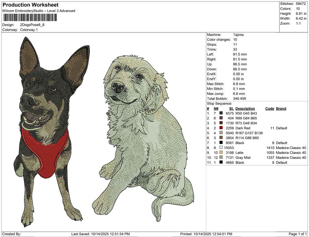 2 Dogs Pose