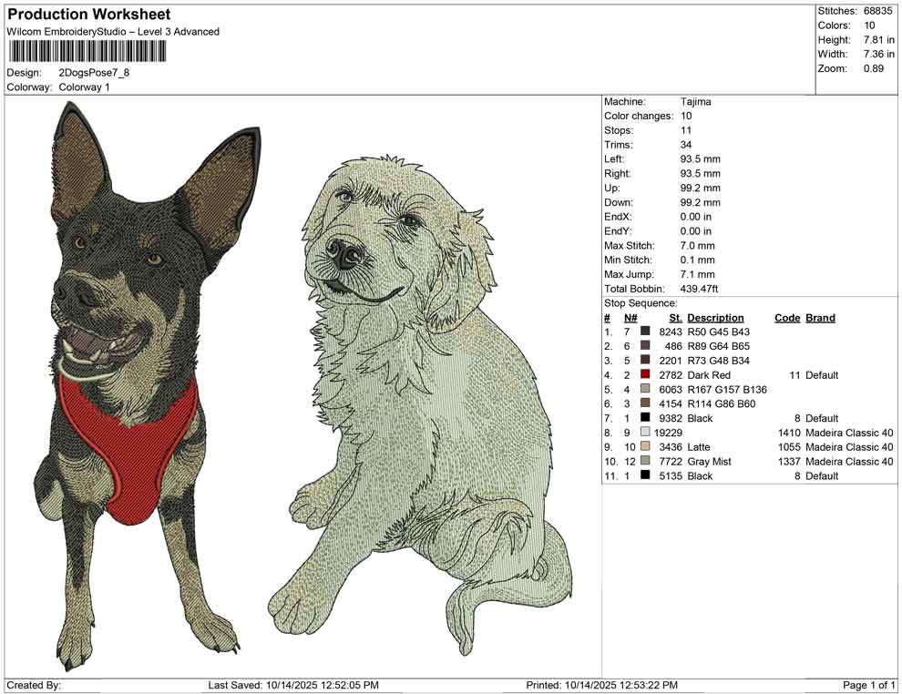 2 Dogs Pose