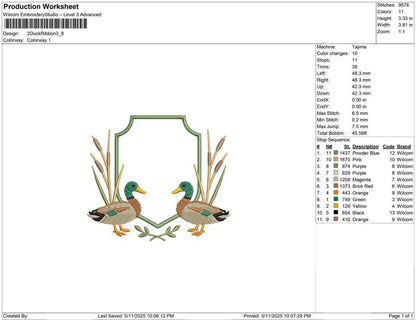 2 Duck Ribbon