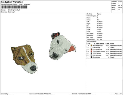 2 Just Dog Head
