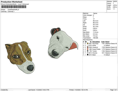 2 Just Dog Head