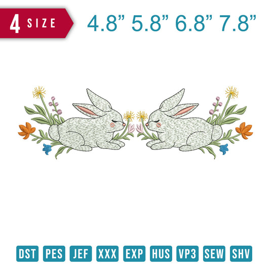 2 Rabbit Flowers B