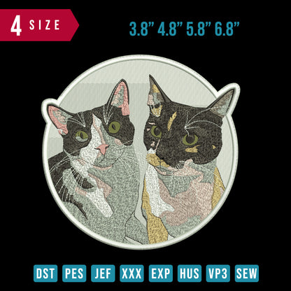 2 cat Rounded