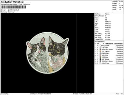 2 cat Rounded