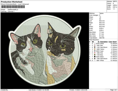 2 cat Rounded